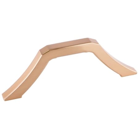 Crown 3-3/4" Center to Center Milan Cabinet Pull Rose Gold Finish CHP94096RG